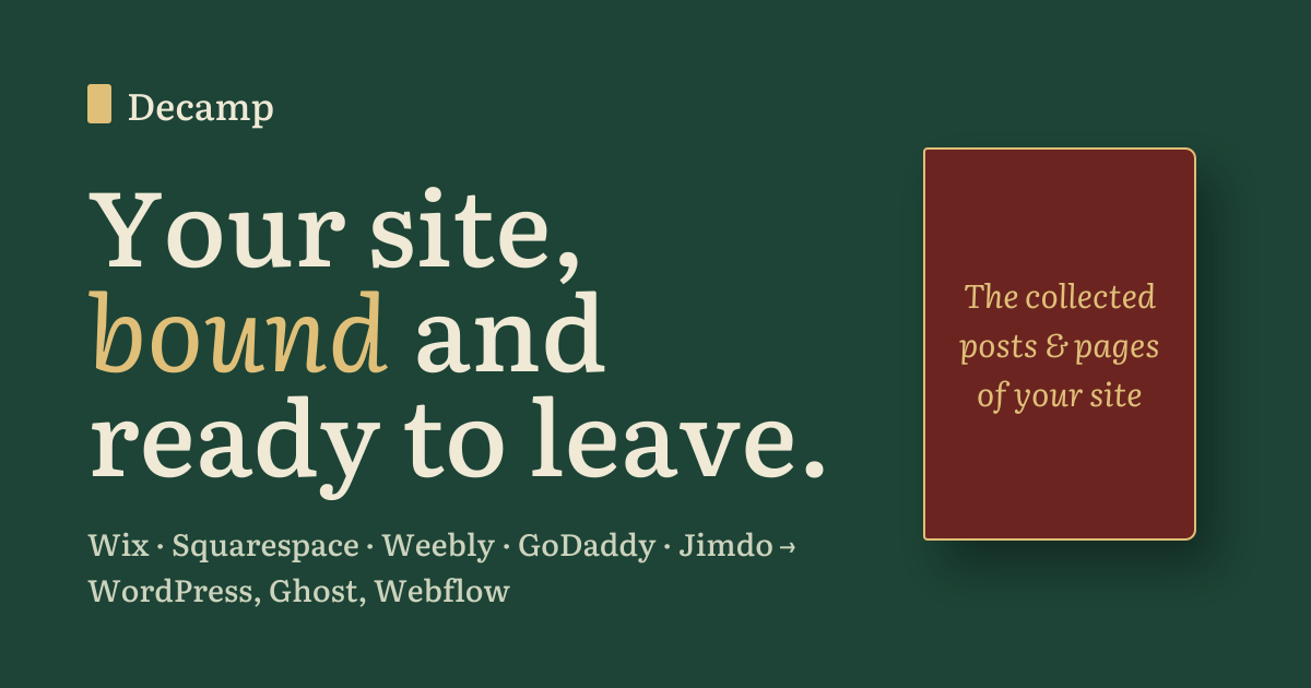 The Wix URLs your redirect map forgets · Decamp